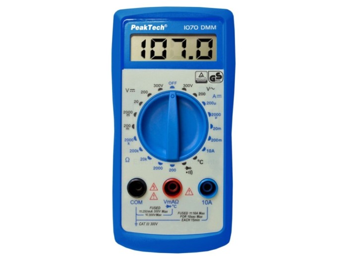 Multimetru digital LCD 3,5 cifre 300V