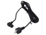 Cablu 3x1mm2 CEE 7/7 mufe IEC C13 mamă 90&deg; PVC 5m 10A POS