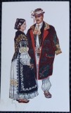 Carte postala, Costume traditionale din Croatia