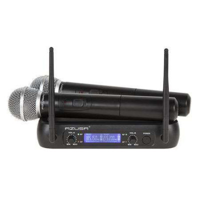 Set doua microfoane wireless VHF Azusa foto