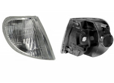 Lampa semnalizare fata Citroen Berlingo (Mf), 07.1996-10.2002; Peugeot Partner (G), 07.1996-11.2002, fata, Dreapta, alb; cu suport becuri, TYC foto