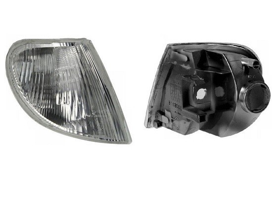 Lampa semnalizare fata Citroen Berlingo (Mf), 07.1996-10.2002; Peugeot Partner (G), 07.1996-11.2002, fata, Dreapta, alb; cu suport becuri, TYC