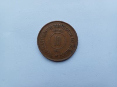 Iordania -10 Fils 1962 foto