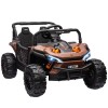 AIYAPLAY Masinuta Electrica Copii cu Telecomanda Maro, 2 Motoare, Autonomie 50 min, 6 km/h, Varsta 3-5 ani