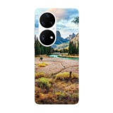 Husa compatibila cu Huawei P50 model River Range Wyoming, Silicon, TPU, Viceversa, Transparent, Carcasa