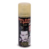 Spray de Par Auriu cu Sclipici pentru Halloween, 125 ml, CMCLASS