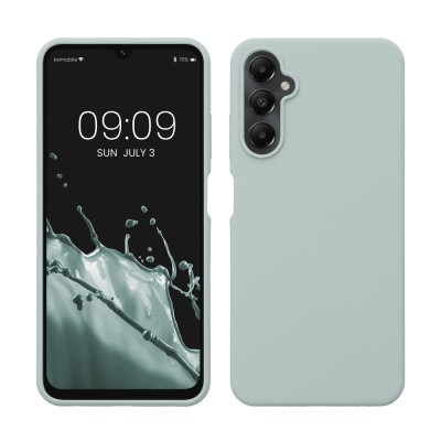 Husa Kwmobile pentru Samsung Galaxy A05s, Verde deschis, Silicon, KWM000021MW015C foto