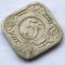 310. Moneda Curacao 5 cents 1948 (Vierkante Stuiver)