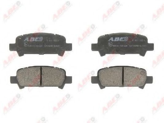 Set placute frana,frana disc SUBARU LEGACY IV (BL, BP) (2003 - 2016) ABE C27002ABE