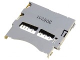 Conector Carduri SD SMT Aurit 9 PIN, MOLEX