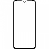 Folie Protectie Ecran OEM pentru Samsung Galaxy A22 5G, Sticla securizata, Full Face, Full Glue, 6D, Neagra