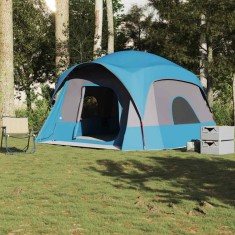 vidaXL Cort de familie pentru 6 persoane, albastru, impermeabil 4009556