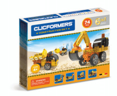 Set constructii pentru copii - Clicformers-Santier, 74 piese foto