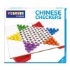 Sah chinezesc din lemn PLAYBOX - Joc educativ de logica si inteligenta, 33x29cm, 60 piese, certificat FSC