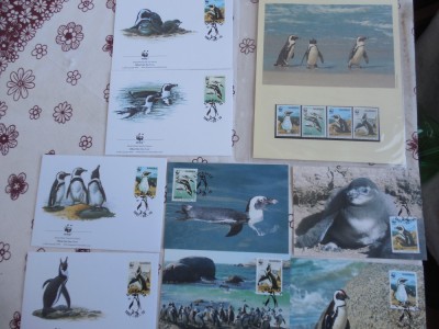 Namibia-Pingiuni wwf-set complet serie ,FDC,maxime foto