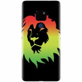 Husa silicon pentru Huawei Mate 20, Rasta Color Lion