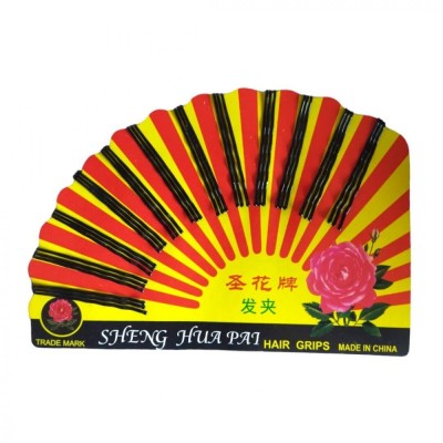 Agrafe Evantai Negre marime mare foto