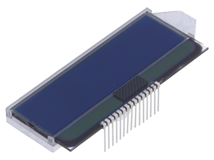 Afișaj LCD alfanumeric 16x2, LED