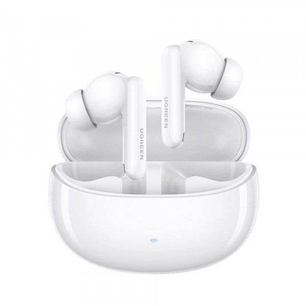 Handsfree Bluetooth UGREEN HiTune T3 Pro WS206, TWS, ANC, MultiPoint, Alb