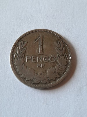 UNGARIA 1 PENGO 1926 ARGINT foto