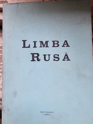 Limba rusa, probleme de metodica gramatica si lexicologie foto