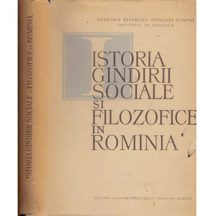 colectiv - Istoria gandirii sociale si filozofice in Romania - 135140