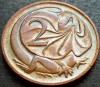 Moneda exotica 2 CENTI - AUSTRALIA, anul 1980 * cod 1211 A - patina frumoasa, Australia si Oceania