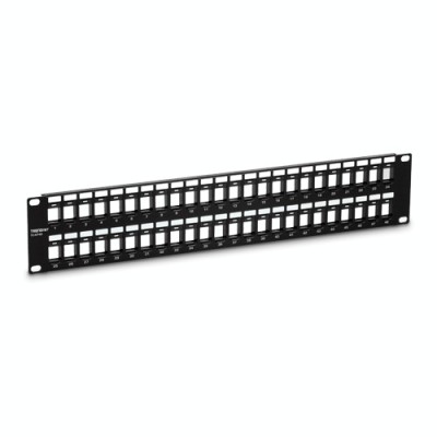 Patch Panel 48 porturi blank keystone 2U - TRENDnet TC-KP48 foto