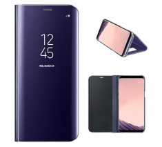 Husa Telefon Flip Book Clear View Samsung Galaxy S8 Plus g955 Violet foto