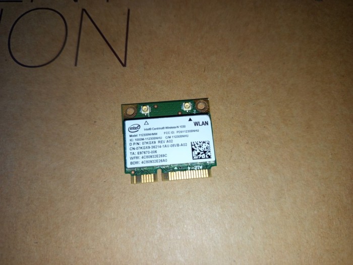 Placa wireless / modul wlan laptop Dell XPS 15 L502X funcțional