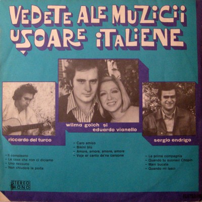 Riccardo Del Turco_Sergio Endrigo_Wilma Goich_Edoardo Vianello - Vedete (Vinyl) foto