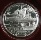 Austria 20 euro 2006 &quot;SMS Viribus Unitis&quot; Proof argint , caseta , certificat