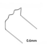 Set 100 cleme pentru pistol de reparat obiecte din plastic 0.6mm Cod:K18028-12 Automotive TrustedCars