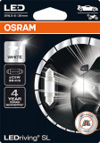 Bec auxiliar LED C5W 36 mm Osram White 6000K blister