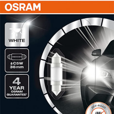 Bec auxiliar LED C5W 36 mm Osram White 6000K blister