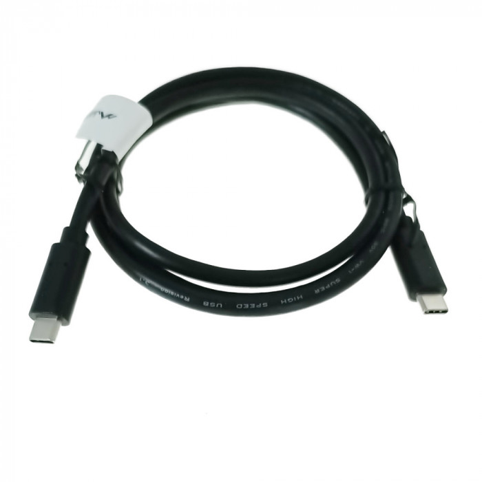 Cablu USB-C 3.1 gen.2 tata-tata, Lanberg 43692, Quick Charge 4.0, Power Delivery 3.0, 10GB S, PD 100W, 100cm, negru