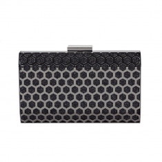 Geanta clutch negru Natalie foto