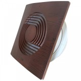 Ventilator axial de perete, Helix 150-Walnut, debit 150 m3/h, diametru 150 mm, 20W, Horoz Electric