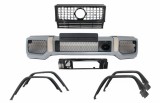 Bara Fata cu Prelungiri Aripi Extensii si Grila Centrala Mercedes G-Class W463 (1989-2018) G65 Design Performance AutoTuning, KITT
