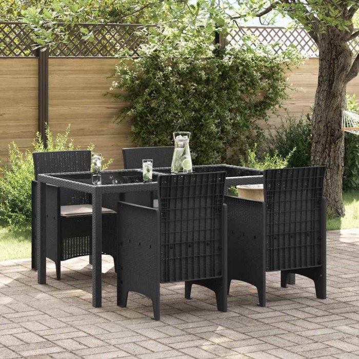 vidaXL Scaun pentru Grădină 4 pcs Antracit Dimensiune: 53 x 49 x 85 cm 847469