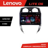 Navigatie Android Nissan Note 2012-2019, 8 nuclee, 6GB RAM, 128GB Lenovo