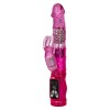 Vibrator Iepuras Roz CalExotics Jack Minion Incepatoare, 21cm, TPR, Baterii AAA