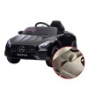 Masinuta electrica pentru copii, Mercedes Benz AMG GT, 2x20W, MP3, USB/SD, suspensie, maxim 35 kg, 12V, negru, RESIGILAT