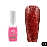 Ojă semipermanentă Red Flush Disco 8 ml, 01