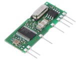 Modul RF receptor AM 433,92MHz - superheterodină, 5V DC