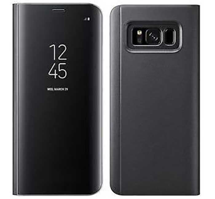 Husa de protectie Clear View Standing pentru Samsung Galaxy S8 Plus - Black