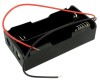 Suport baterii 2x18650, plastic ABS, cu cablu, 7.4V, 2S, DIY, Arduino, electronica, CE Contact Electric