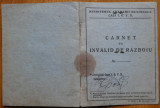 Cumpara ieftin Carnet de invalid de razboi , Campania 1916 ,