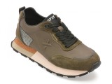 Cumpara ieftin Pantofi sport GRYXX kaki, 110169, din piele naturala