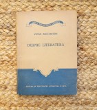 DESPRE LITERATURA -VASILE ALESCANDRI